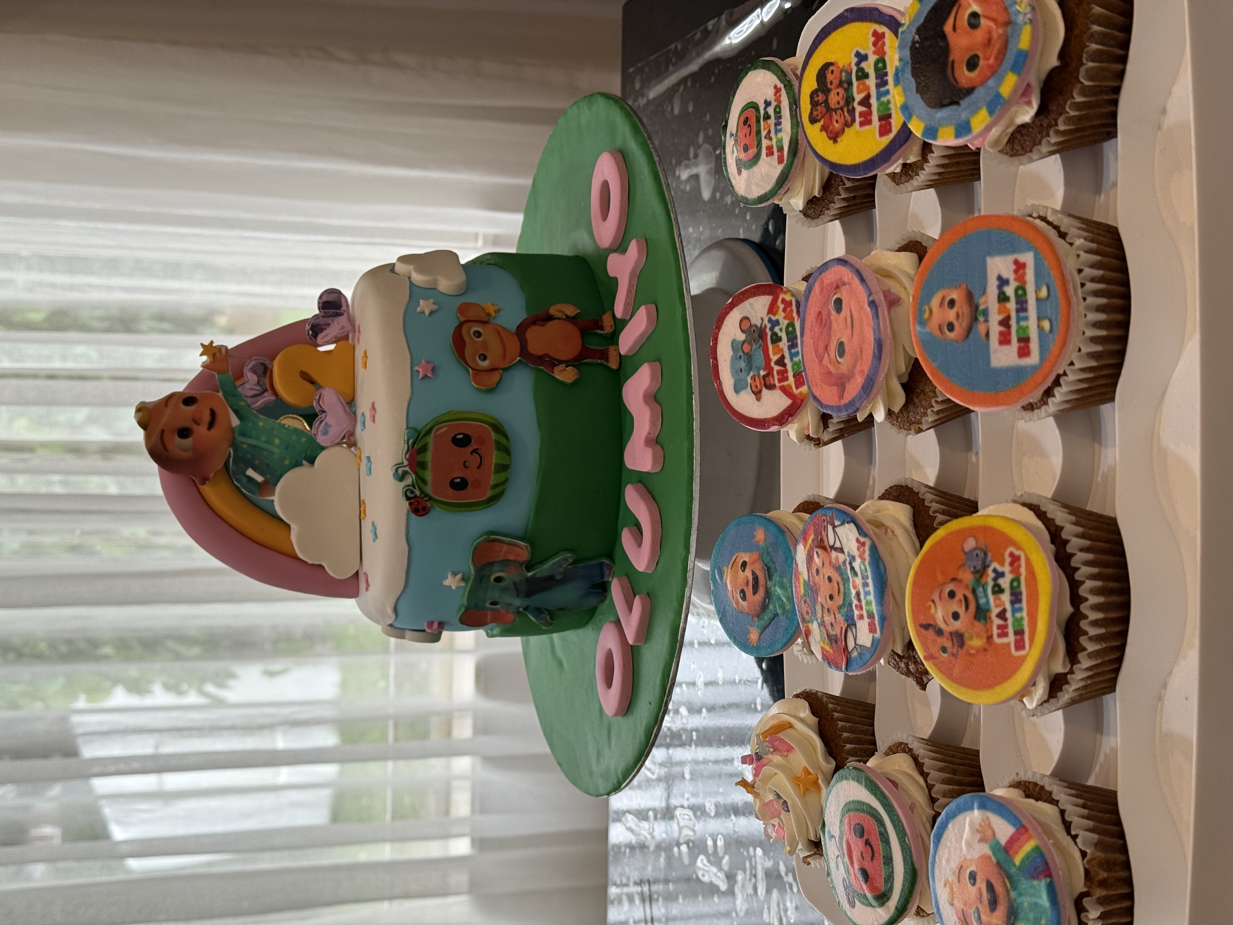 CoComelon Cake and Cupcakes